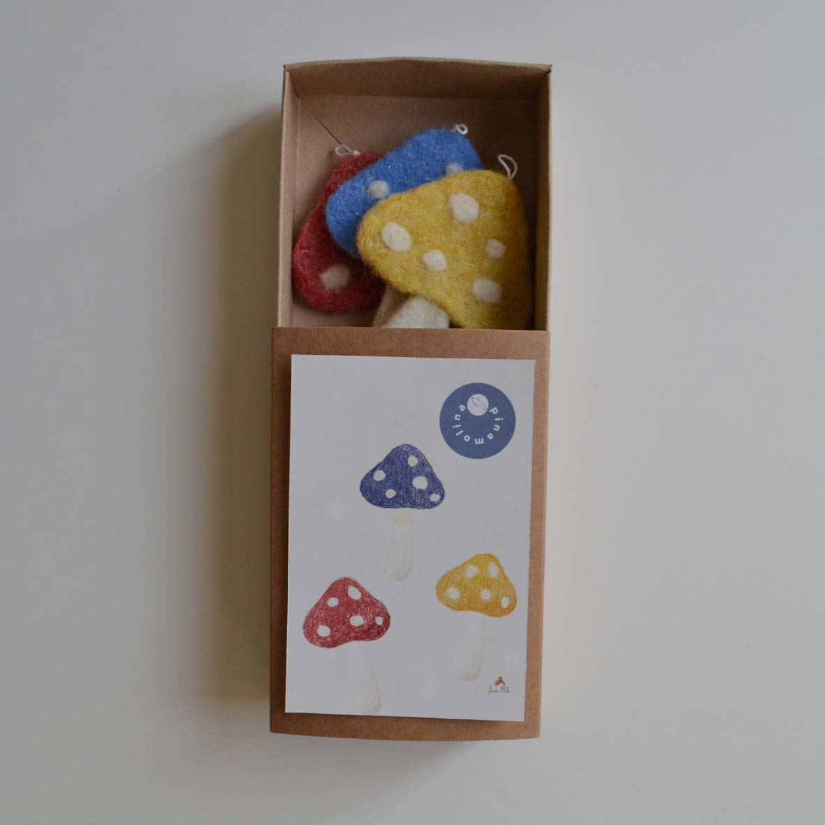 Set addobbini natalizi - Funghetti