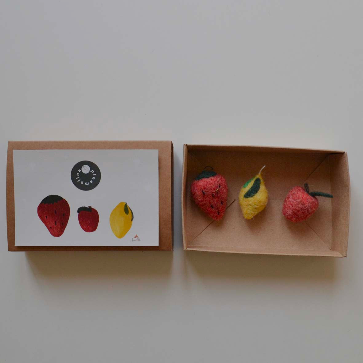 Set addobbini natalizi - Fruttini mini