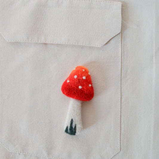 Spilla fungo fiaba