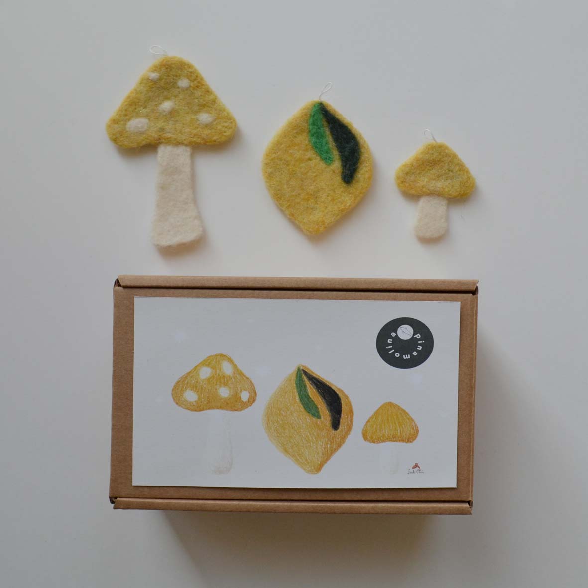 Set addobbini natalizi - giallo