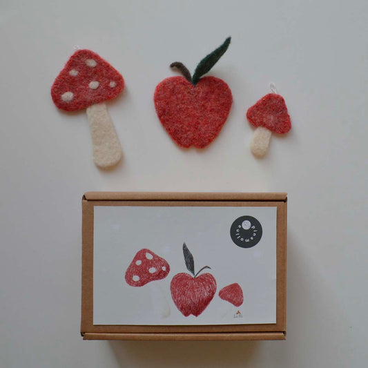 Set addobbini natalizi - rosso